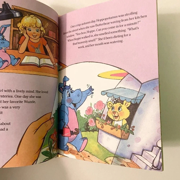 Vintage  1984 Wuzzles Hoppopotamus Plays Detective Habro Book - Picture 9 of 15